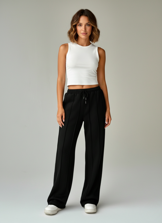 Noir Relaxed Track Pants